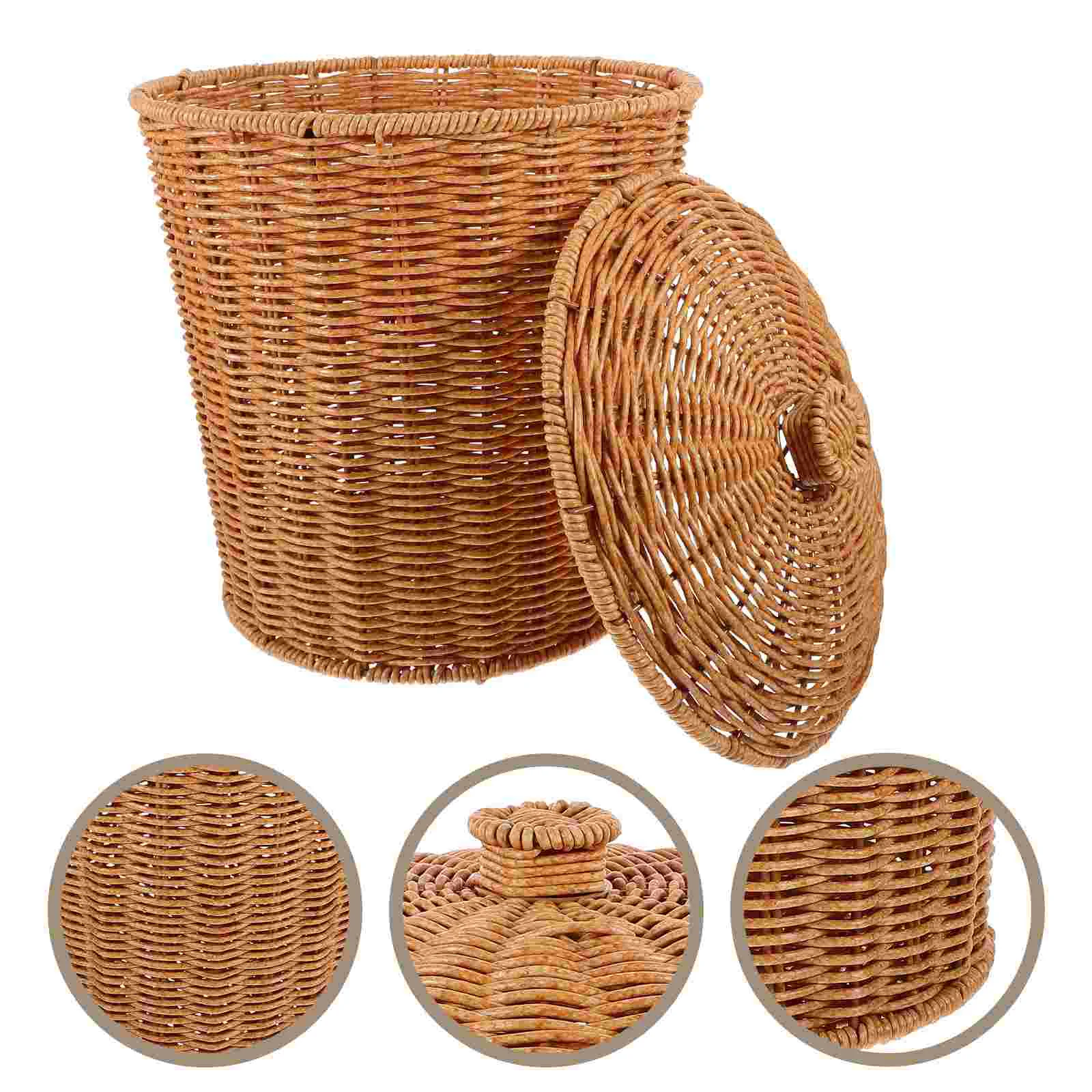 Basket Wicker Storage Trash Can Waste Woven Laundry Baskets Rattan Bin White Garbage Hamper Clothes Lid Seagrass Dirty Container
Basket Wicker Storage Trash Can Waste Woven Laundry Baskets Rattan Bin White Garbage Hamper Clothes Lid Seagrass Dirty Container