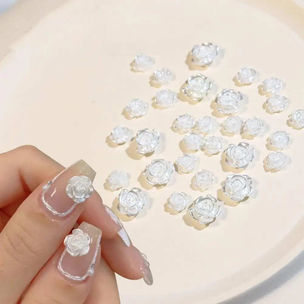 20Pcs Nail Decoration Delicate White Auroras Camellia Nail Sequins Exquisite Eye-catching Nail Accessories
20Pcs Nail Decoration Delicate White Auroras Camellia Nail Sequins Exquisite Eye-catching Nail Accessories