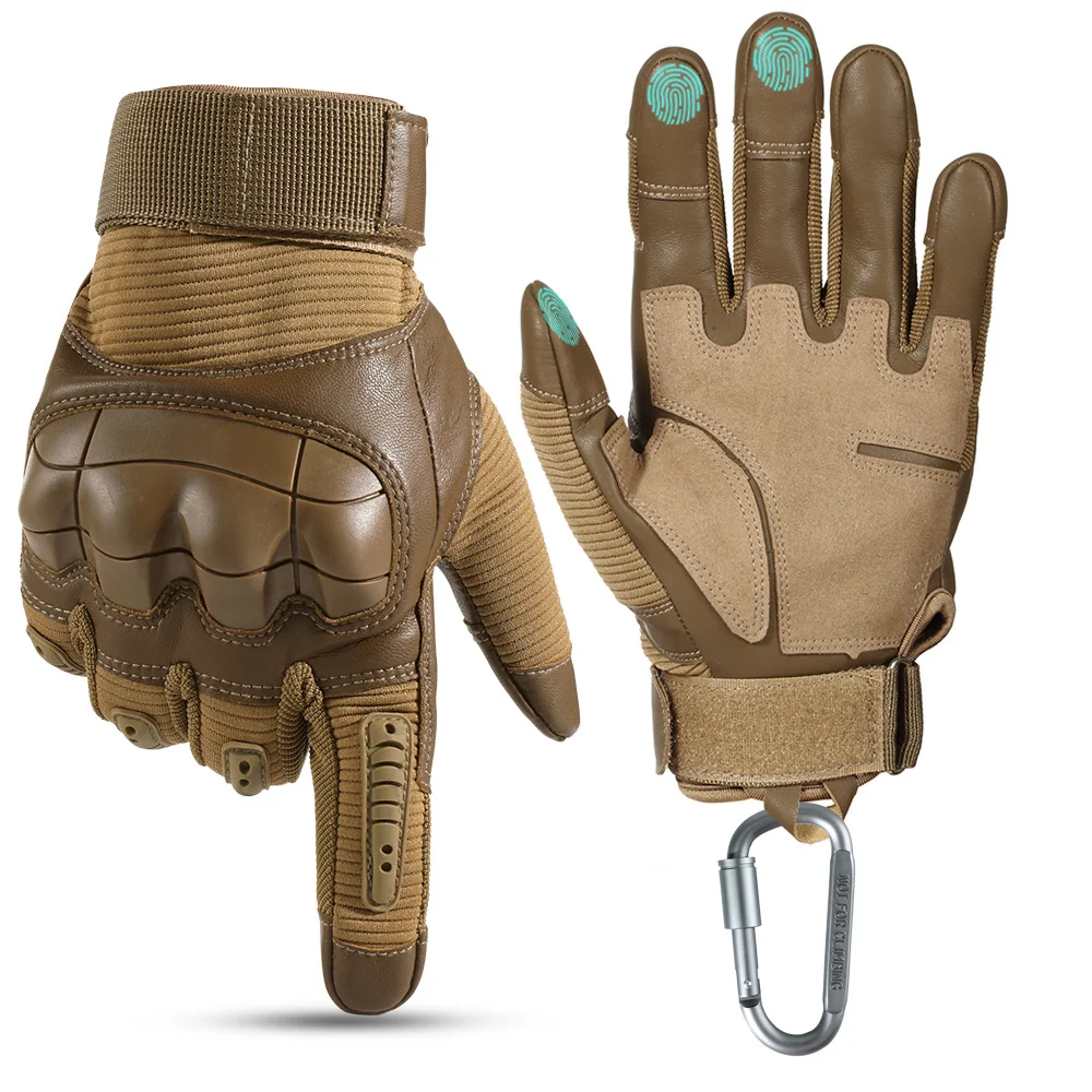Military Tactical Touch Screen Gloves PU Leather Full Finger Glove Airsoft Paintball Bicycle Hunting Hiking Cycling Men Mittens
Military Tactical Touch Screen Gloves PU Leather Full Finger Glove Airsoft Paintball Bicycle Hunting Hiking Cycling Men Mittens