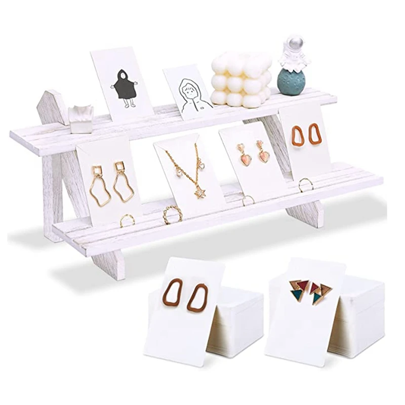 101Pcs Wood Earring Display Stand Wood With 100 Pcs Earring Card For Selling Merchandise Jewelry Display Organizer
101Pcs Wood Earring Display Stand Wood With 100 Pcs Earring Card For Selling Merchandise Jewelry Display Organizer