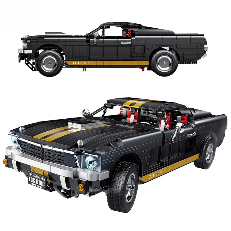 Technical& 1966 GT350H 1817Pcs City Mustanged Super Racing Vehicle Building Blocks Racer Sports Car Bricks Kids Boys Toys Gifts
Technical& 1966 GT350H 1817Pcs City Mustanged Super Racing Vehicle Building Blocks Racer Sports Car Bricks Kids Boys Toys Gifts