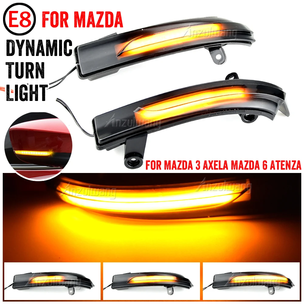 2Pcs LED Dynamic Turn Signal Rearview Side Mirror Blinker Sequential Light For Mazda 3 Axela 2017 2018 Mazda 6 Atenza 2018 
2Pcs LED Dynamic Turn Signal Rearview Side Mirror Blinker Sequential Light For Mazda 3 Axela 2017 2018 Mazda 6 Atenza 2018
