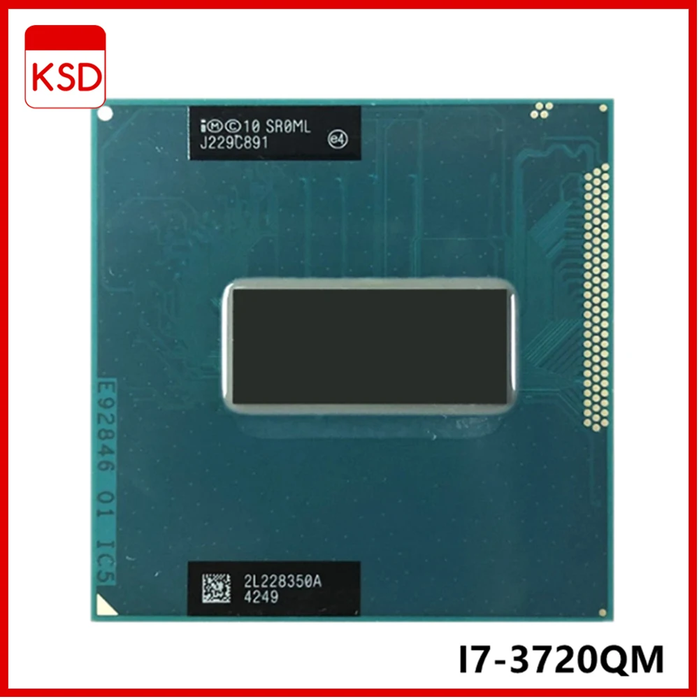 Intel Core i7-3720QM i7 3720QM SR0ML 2.6 GHz Quad-Core Eight-Thread CPU Processor 6M 45W Socket G2 / rPGA988B
Intel Core i7-3720QM i7 3720QM SR0ML 2.6 GHz Quad-Core Eight-Thread CPU Processor 6M 45W Socket G2 / rPGA988B