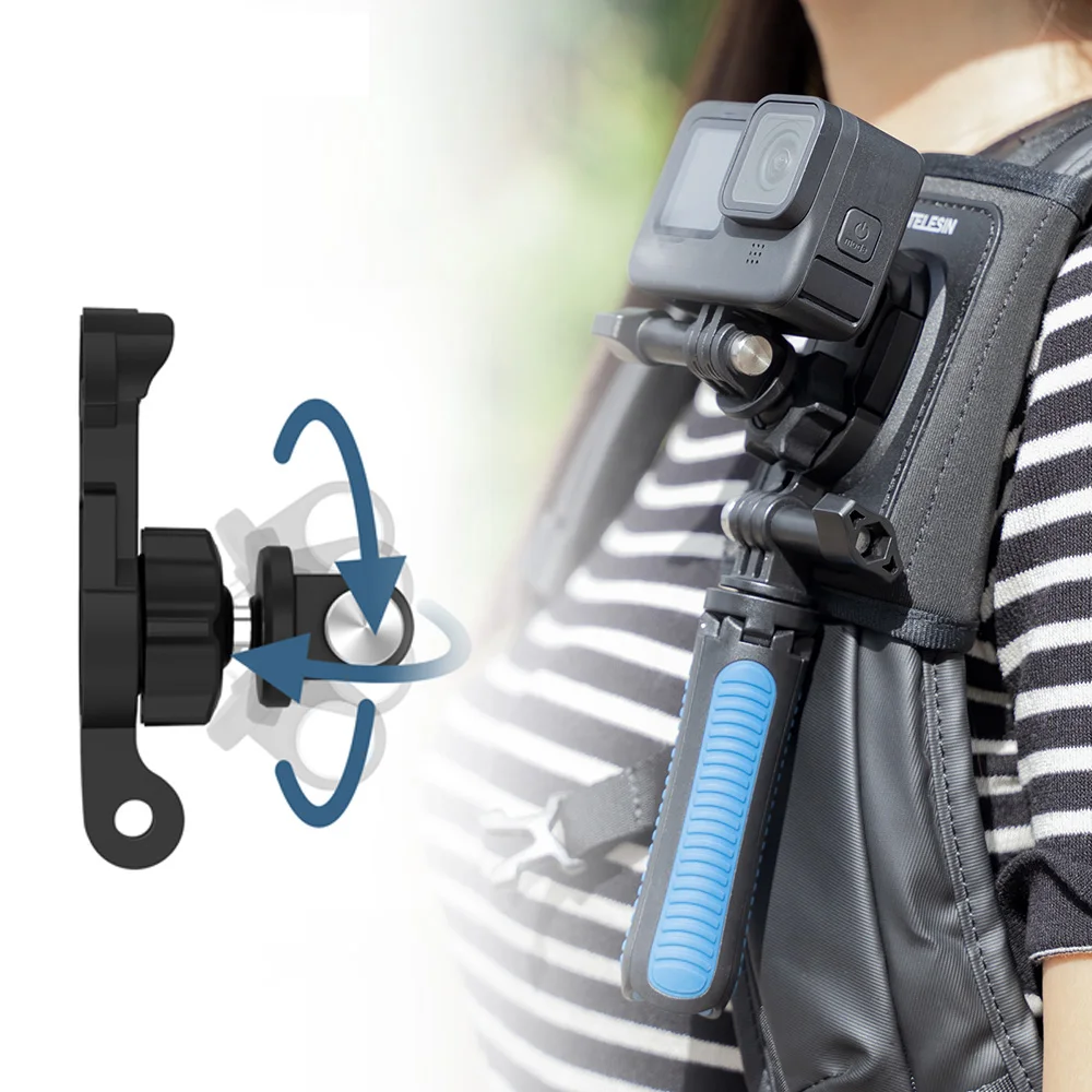 Fran-T16C Degree Rotation Buckle Mount Quick Release Adjustable Double Head J-hook For GoPro 10 9 8 7 6 5 Osmo Action Insta360
Fran-T16C Degree Rotation Buckle Mount Quick Release Adjustable Double Head J-hook For GoPro 10 9 8 7 6 5 Osmo Action Insta360