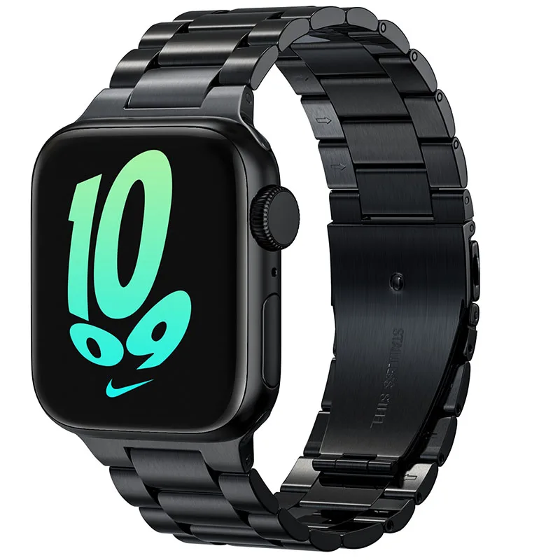 Металлический ремешок для Apple Watch Band 44 мм 40 мм 45 мм 41 мм 42 мм 38 мм, браслет из нержавеющей стали для iWatch Series 3 5 SE 6 7
Металлический ремешок для Apple Watch Band 44 мм 40 мм 45 мм 41 мм 42 мм 38 мм, браслет из нержавеющей стали для iWatch Series 3 5 SE 6 7