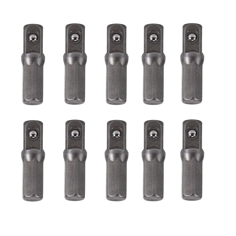 10pcs 1/4" Hex Shank To 1/4" Square Drive Impact Socket Adapter Tool With 1/4" Drive To 1/4" Hex Shank Screwdriver Bit Converter
10pcs 1/4" Hex Shank To 1/4" Square Drive Impact Socket Adapter Tool With 1/4" Drive To 1/4" Hex Shank Screwdriver Bit Converter