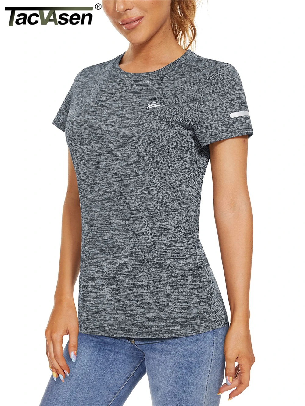 TACVASEN Elastic Moisture Wicking Summer T-shirts Women's Casual T-shirts Crew Neck Workout Running Shirts Sports Tee Gym Tops
TACVASEN Elastic Moisture Wicking Summer T-shirts Women's Casual T-shirts Crew Neck Workout Running Shirts Sports Tee Gym Tops