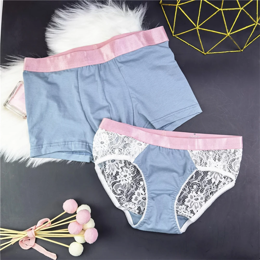Sexy Couples Underwears Cotton Panties Sexy High Quality Women Briefs Men Boxer Shorts Lace Breathable Sensual Lingerie
Sexy Couples Underwears Cotton Panties Sexy High Quality Women Briefs Men Boxer Shorts Lace Breathable Sensual Lingerie