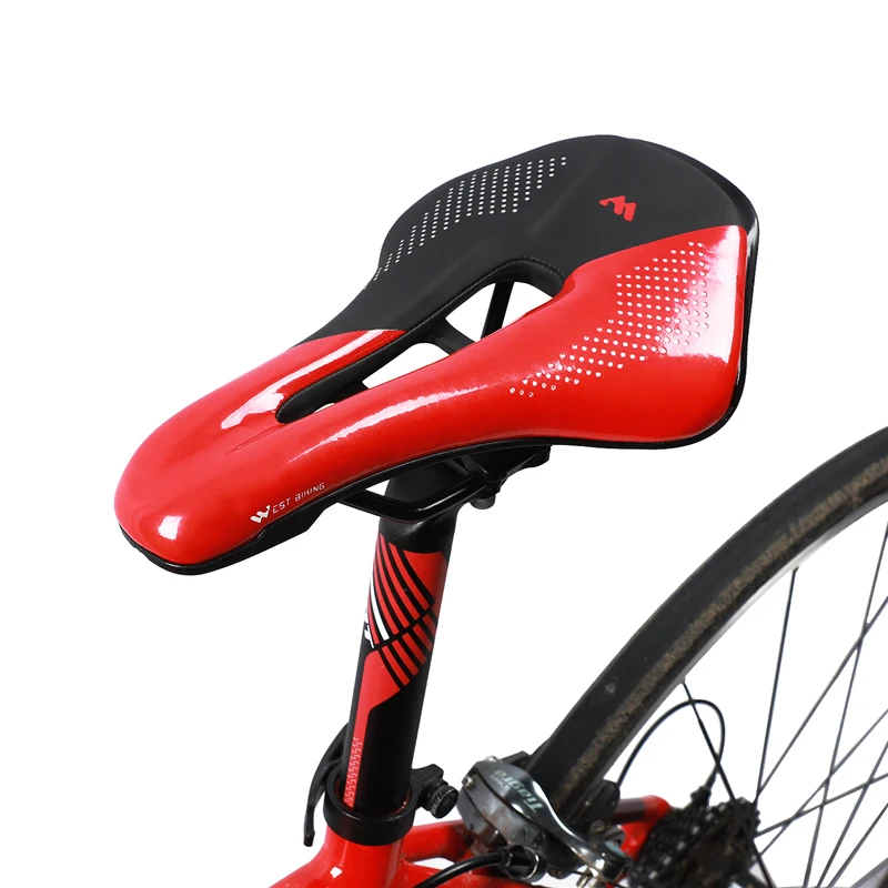 Bicycle Saddle Mountain Bike Road Bike Hollow Breathable Comfortable Saddle Lightweight High Resilience Cycling Equipment 
Bicycle Saddle Mountain Bike Road Bike Hollow Breathable Comfortable Saddle Lightweight High Resilience Cycling Equipment