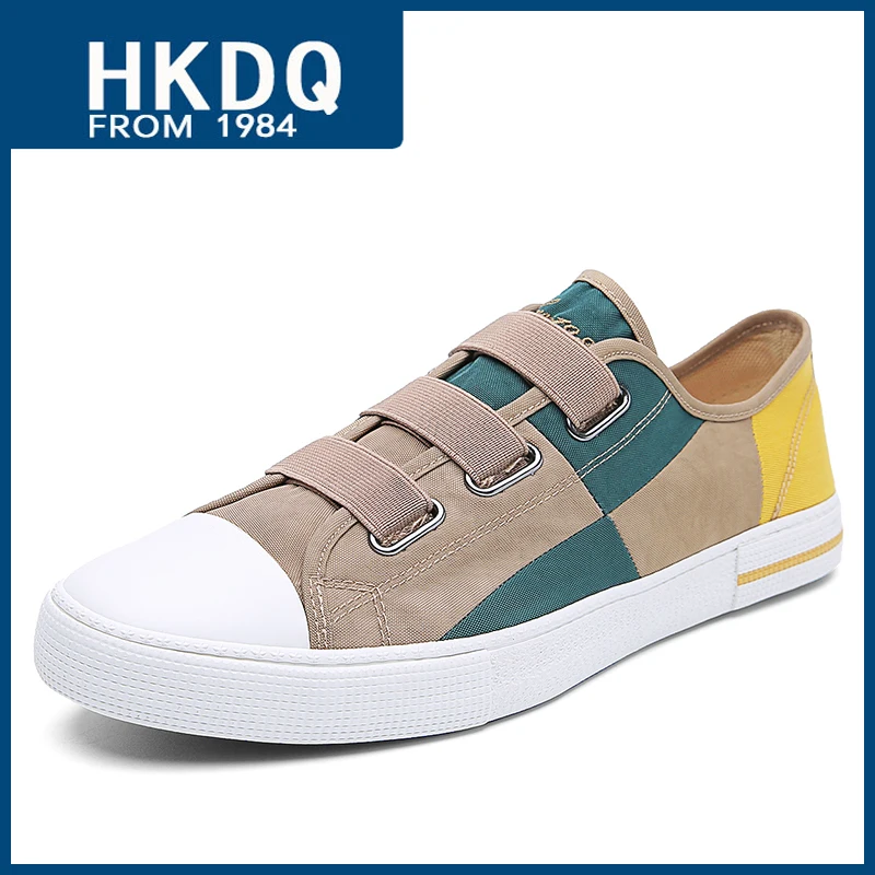 HKDQ Summer Mixed Colors Canvas Casual Sneakers Men Fashion Elastic Men's Vulcanization Shoes Comfy Slip-on Man Skateboard Shoes
HKDQ Summer Mixed Colors Canvas Casual Sneakers Men Fashion Elastic Men's Vulcanization Shoes Comfy Slip-on Man Skateboard Shoes