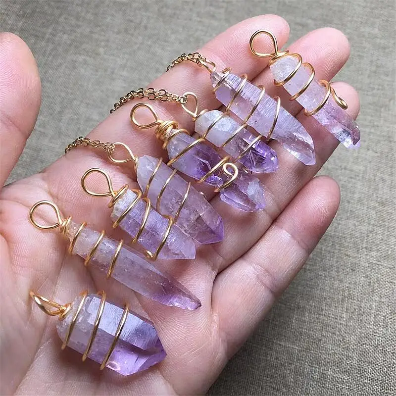 Natural Cruz Quartz Crystals Pendant Winding Pendant Charms For Making DIY Jewerly Necklace Shape Bead Reiki Chakra 1pcs
Natural Cruz Quartz Crystals Pendant Winding Pendant Charms For Making DIY Jewerly Necklace Shape Bead Reiki Chakra 1pcs