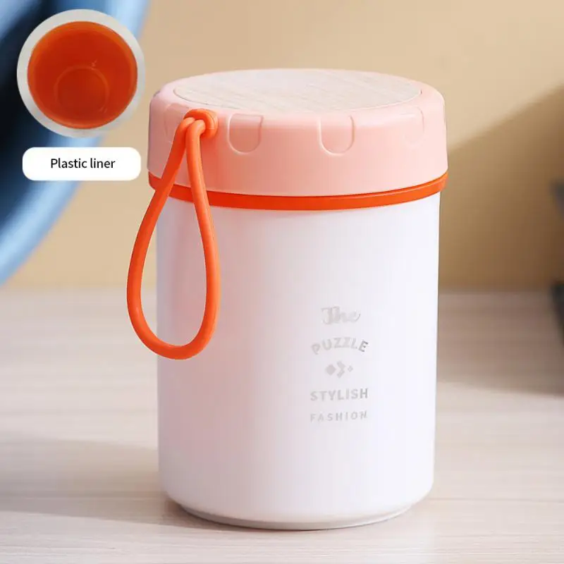 Stainless Steel Thermal Lunch Box Vaccum Cup Portable Thermos Food Storage Container Insulated Food Jar Porridge Milk Lunch Box
Stainless Steel Thermal Lunch Box Vaccum Cup Portable Thermos Food Storage Container Insulated Food Jar Porridge Milk Lunch Box