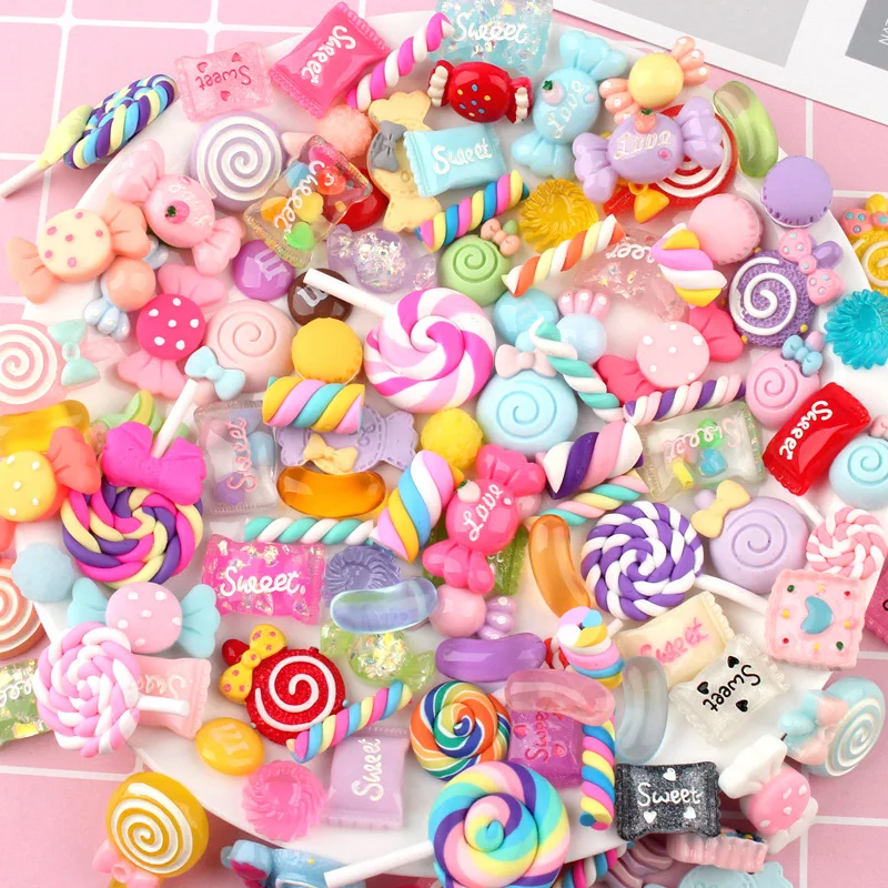 30/20pcs Mixed Nail Art Decoration Resin Candies/Lollipops/Donuts Kwaii Nail Charms Ornaments DIY Crafts Manicure Accessories
30/20pcs Mixed Nail Art Decoration Resin Candies/Lollipops/Donuts Kwaii Nail Charms Ornaments DIY Crafts Manicure Accessories
