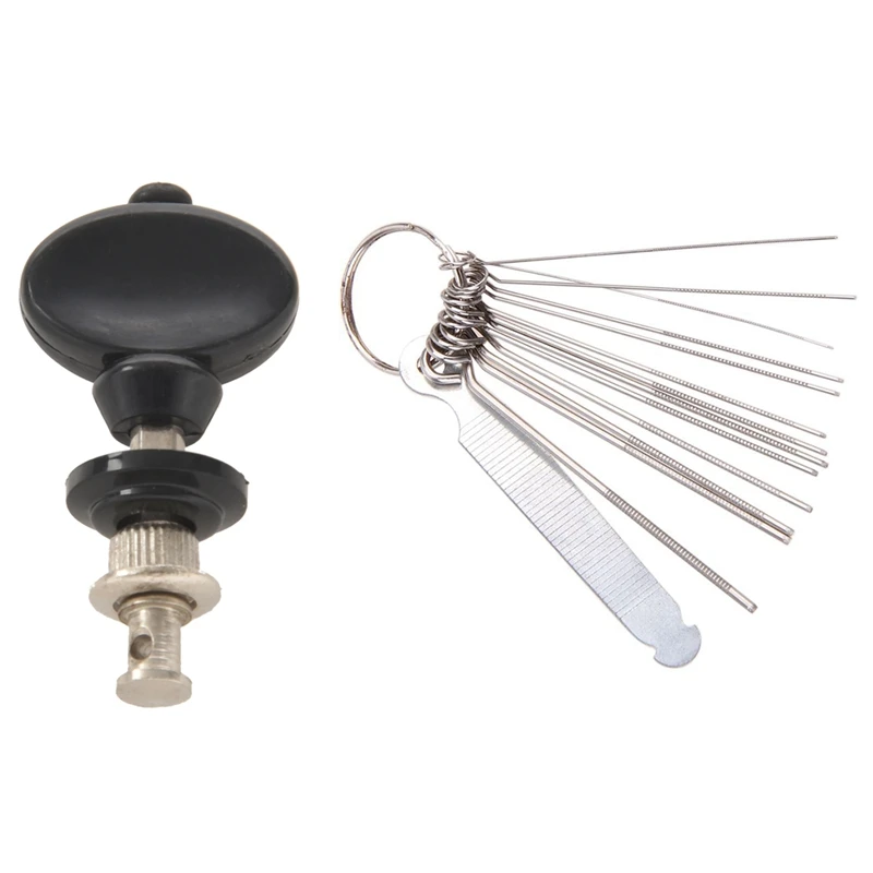 4 Tuning Pegs Pin For Ukulele And Other Various Instruments--Black & Guitar Nut Slotting Bridge Pin Hole Slot File Kit 
4 Tuning Pegs Pin For Ukulele And Other Various Instruments--Black & Guitar Nut Slotting Bridge Pin Hole Slot File Kit