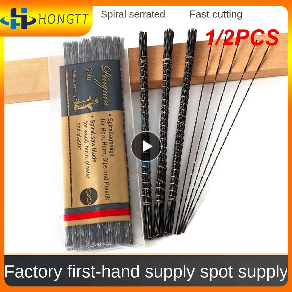 1/2PCS 130mm Scroll Jig Saw Blades Spiral Teeth Kinds Wood Saw Blades Steel Wire Metal Cutting Hand Craft Tools For Carving
1/2PCS 130mm Scroll Jig Saw Blades Spiral Teeth Kinds Wood Saw Blades Steel Wire Metal Cutting Hand Craft Tools For Carving