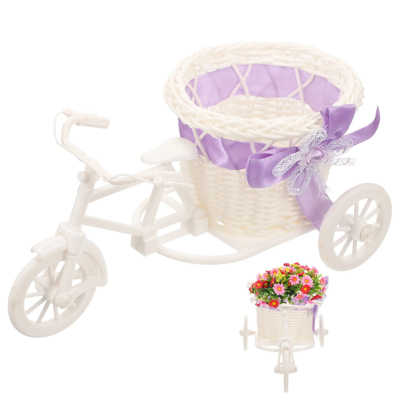 Tricycle Shaped Woven Basket Wedding Candy Basket Elegant Floral Basket Wedding Party Gift Basket
Tricycle Shaped Woven Basket Wedding Candy Basket Elegant Floral Basket Wedding Party Gift Basket