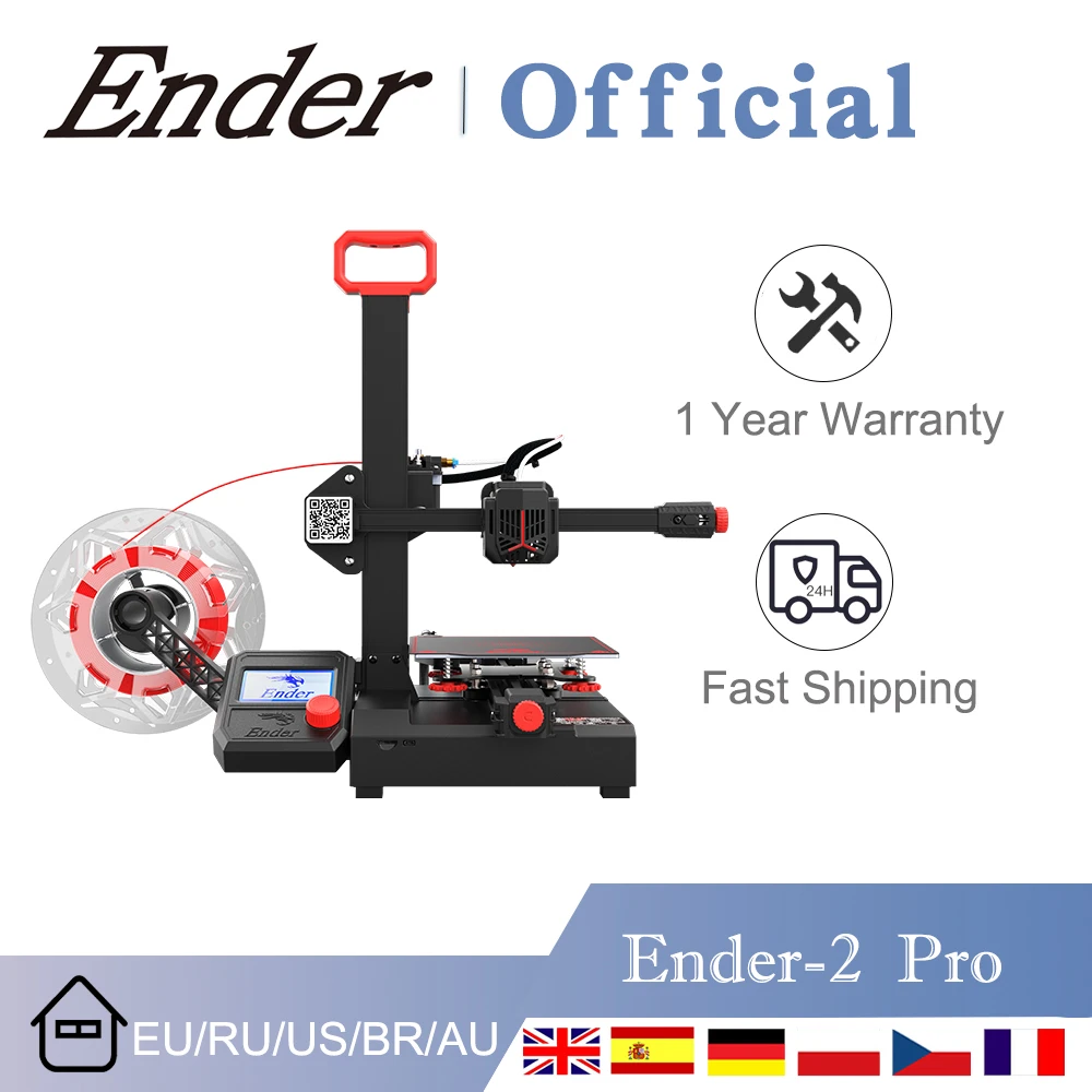 3D принтер Ender 2 Pro FDM 150 Вт, домашний 3D принтер s, размер печати x 18 0 мм, быстрая доставка, склад в Россию и ЕС, Прямая поставка
3D принтер Ender 2 Pro FDM 150 Вт, домашний 3D принтер s, размер печати x 18 0 мм, быстрая доставка, склад в Россию и ЕС, Прямая поставка
