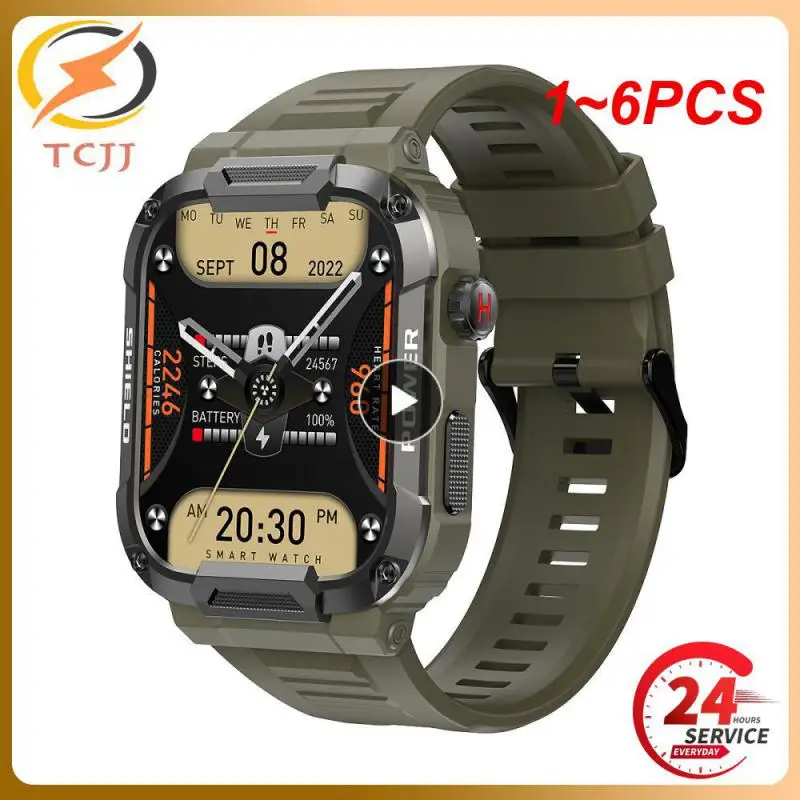 1~6PCS New Full Touch Smart Watch Men For Android Blood Pressure Oxygen Fitness Watch 5 Atm Waterproof Military
1~6PCS New Full Touch Smart Watch Men For Android Blood Pressure Oxygen Fitness Watch 5 Atm Waterproof Military