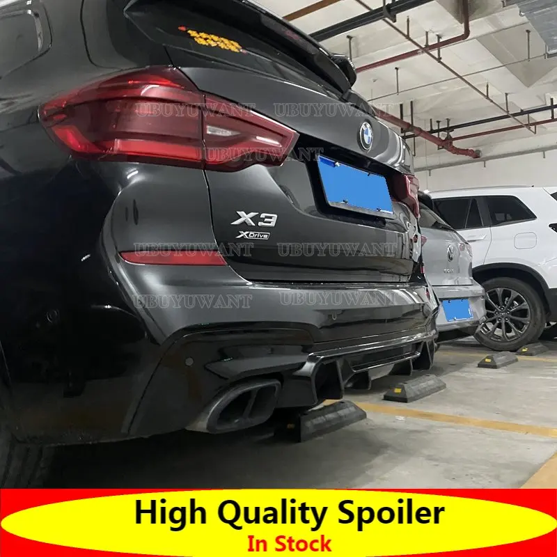 Задний бампер, диффузор для BMW G01 X3 M Sport 2019-2023, глянцевый черный комплект нижней части автомобиля, фоторазветвитель, спойлер
Задний бампер, диффузор для BMW G01 X3 M Sport 2019-2023, глянцевый черный комплект нижней части автомобиля, фоторазветвитель, спойлер