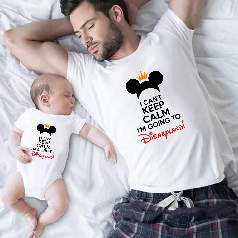 Детская одежда в стиле Харадзюку, детские боди, забавные, я могу сохранять спокойствие, я иду в Диснейленд, одинаковые футболки для всей семь... 
Детская одежда в стиле Харадзюку, детские боди, забавные, я могу сохранять спокойствие, я иду в Диснейленд, одинаковые футболки для всей семь...