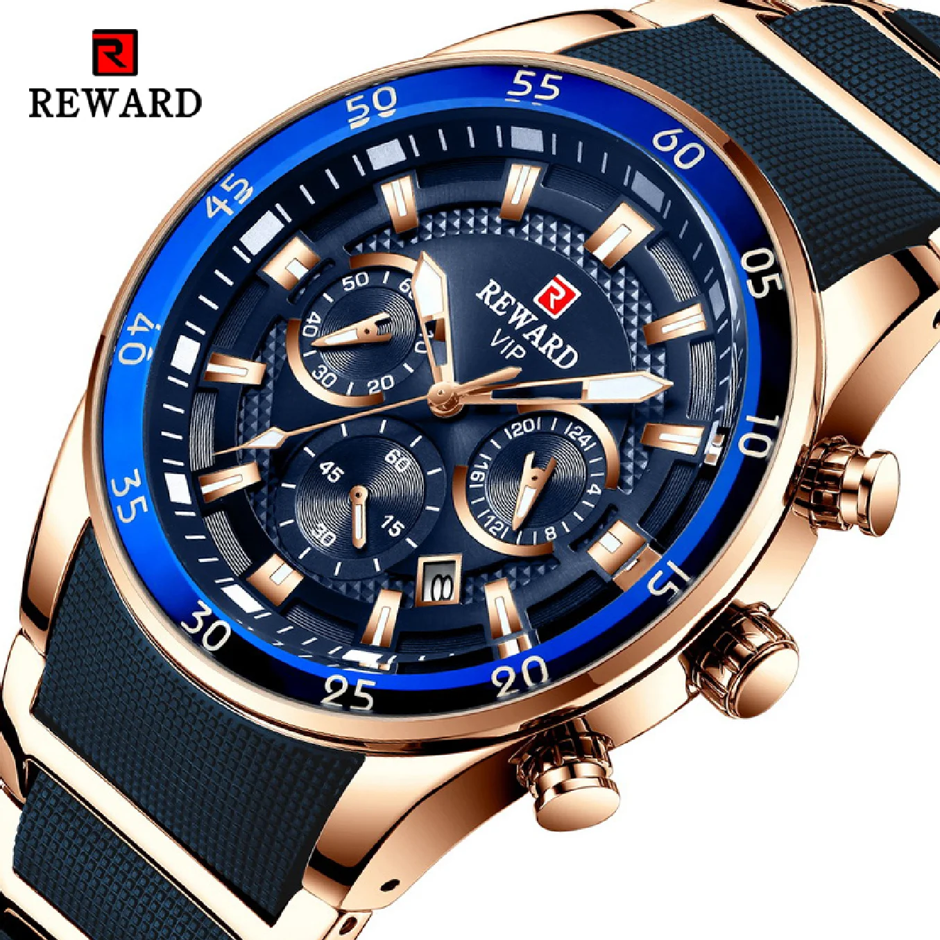 REWARD Brand Mens Watches Luxury Quartz Blue Watch Full Steel Men Chronograph Waterproof Business Wrist Watch Relogio Masculino
REWARD Brand Mens Watches Luxury Quartz Blue Watch Full Steel Men Chronograph Waterproof Business Wrist Watch Relogio Masculino