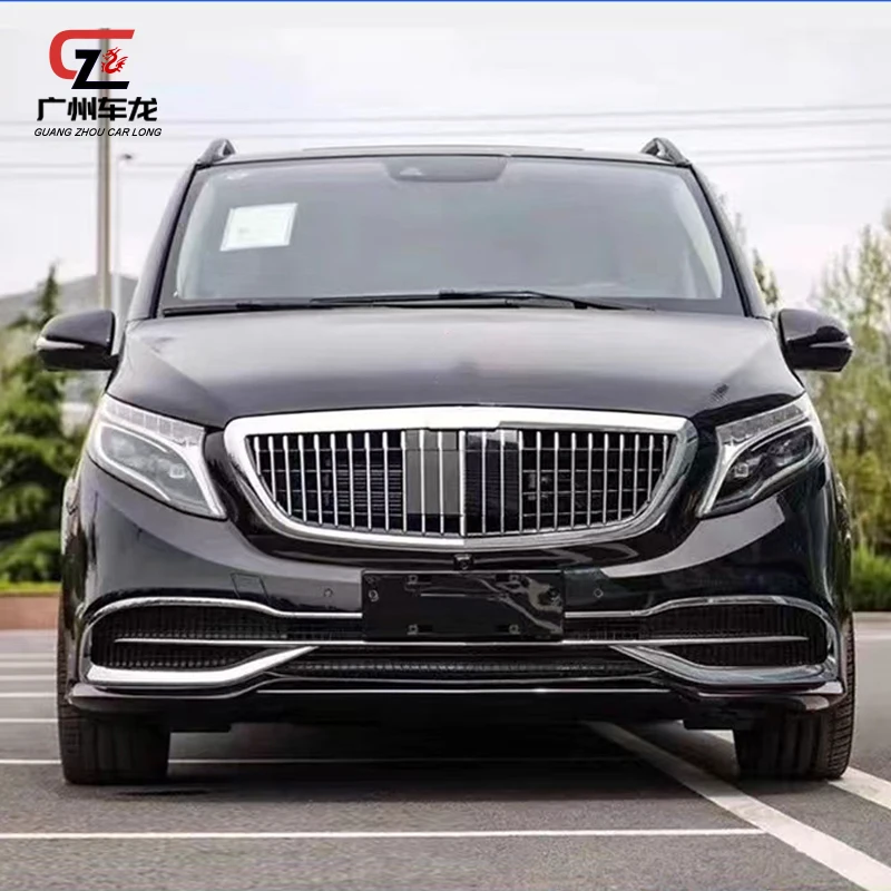 Хромовая Серебряная Maybach стильный гриль для Mercedes Benz Vito V Class V250 V260 W446 W447 2016-2020