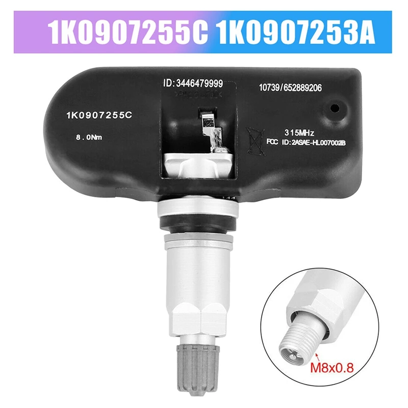 1PCS TPMS Tire Pressure Monitoring Sensor 1K0907255C 1K0907253A For - A3 A4 A5 Q5 Beetle CC Golf Jetta Tiguan Passat
1PCS TPMS Tire Pressure Monitoring Sensor 1K0907255C 1K0907253A For - A3 A4 A5 Q5 Beetle CC Golf Jetta Tiguan Passat