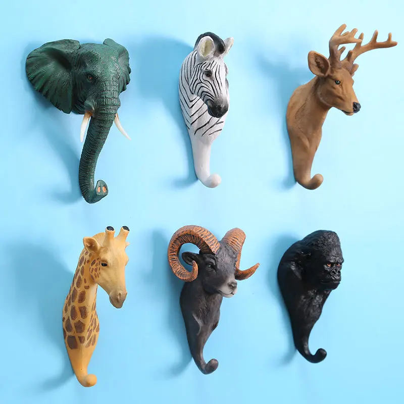 Vintage Animal Head Resin Wall Hook Elephant Zebra Giraffe Personalized Hanger Housewarming Home Decor
Vintage Animal Head Resin Wall Hook Elephant Zebra Giraffe Personalized Hanger Housewarming Home Decor