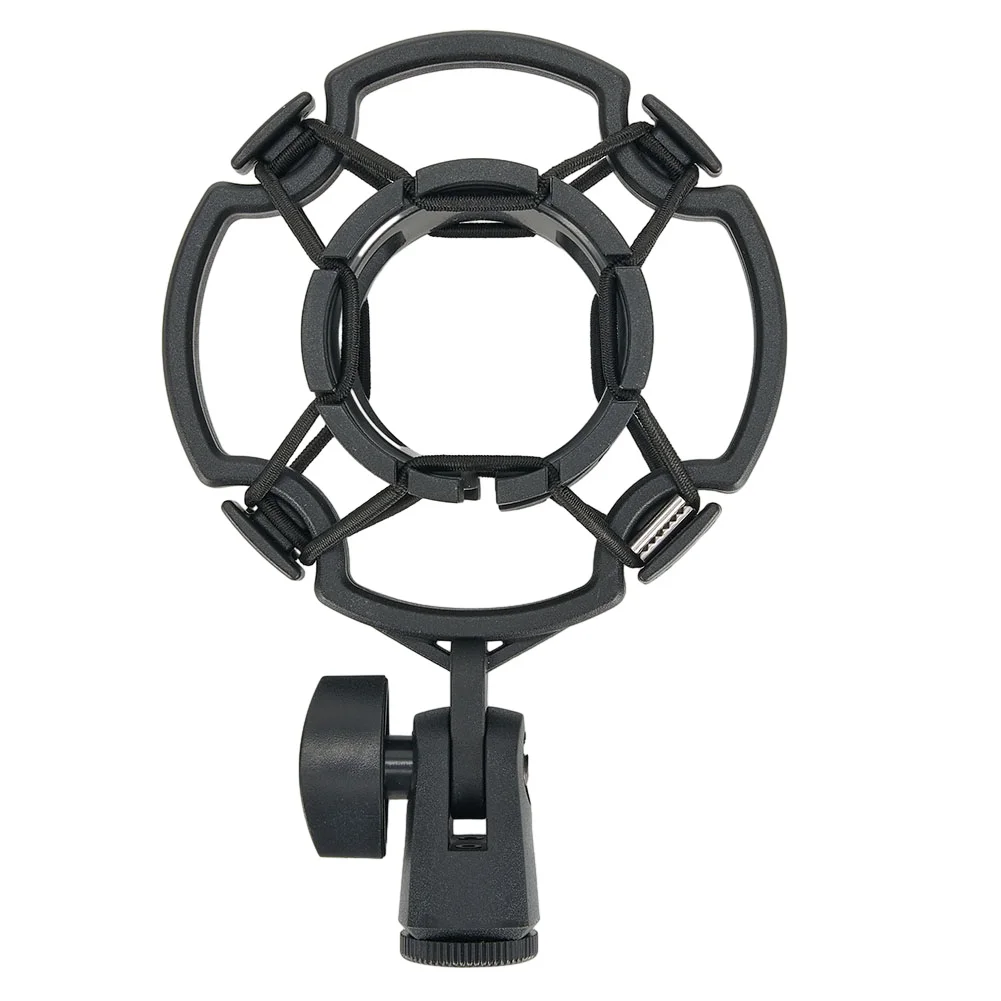 Practical Useful Microphone Mount Shock Adjustment Black Universal With Locking Knob 42-46mm For Large Diaphram
Practical Useful Microphone Mount Shock Adjustment Black Universal With Locking Knob 42-46mm For Large Diaphram