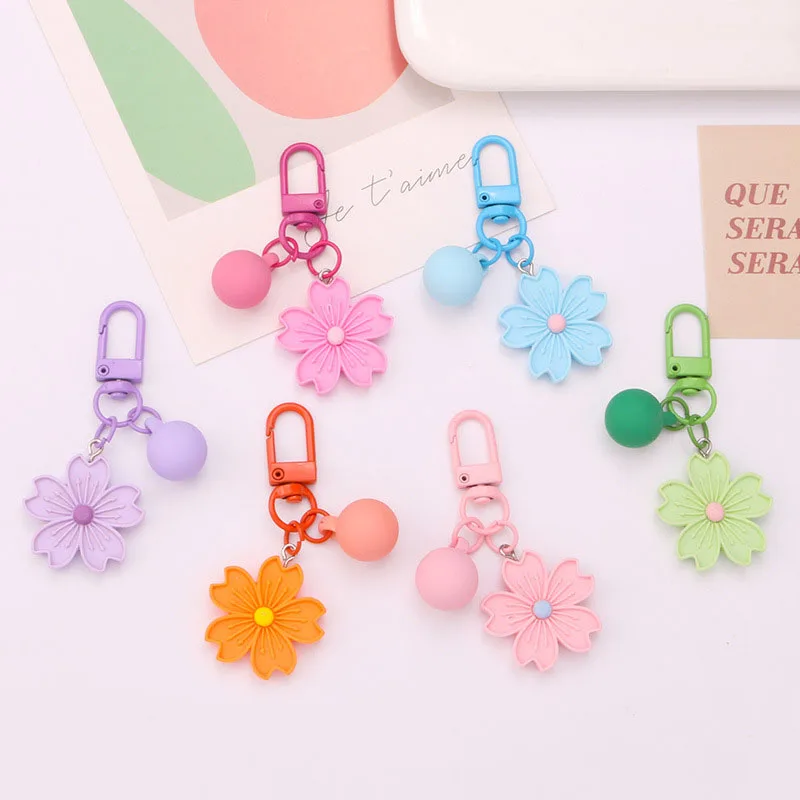 New Sakura Car Keychain Pendant Cute Baking Paint Ball Accessories Colorful Resin Flower Accessories Headset Bag Decoration
New Sakura Car Keychain Pendant Cute Baking Paint Ball Accessories Colorful Resin Flower Accessories Headset Bag Decoration