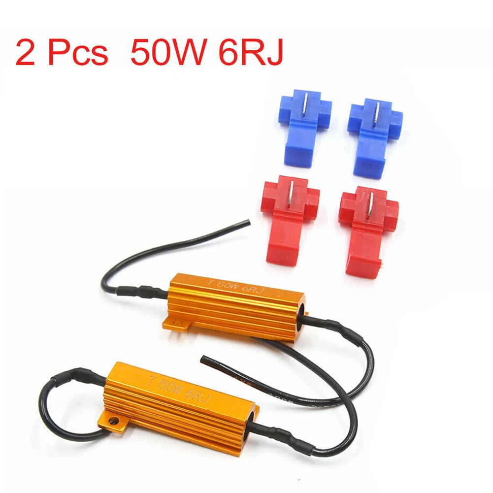 2Pcs 50W 6RJ LED Headlight Canbus Decoder Load Resistor For Car Accessories High-quality Durable Light Decoder
2Pcs 50W 6RJ LED Headlight Canbus Decoder Load Resistor For Car Accessories High-quality Durable Light Decoder