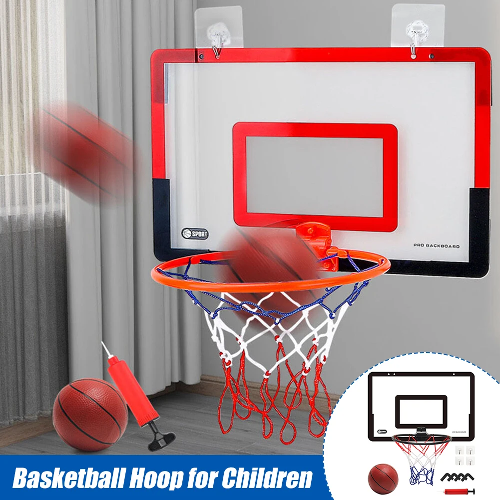 Indoor Basketball Hoop for Children Safety Funny Game Kids Home Exercise Basketball Hoop Set Wall Frame Stand Hanging Backboard
Indoor Basketball Hoop for Children Safety Funny Game Kids Home Exercise Basketball Hoop Set Wall Frame Stand Hanging Backboard
