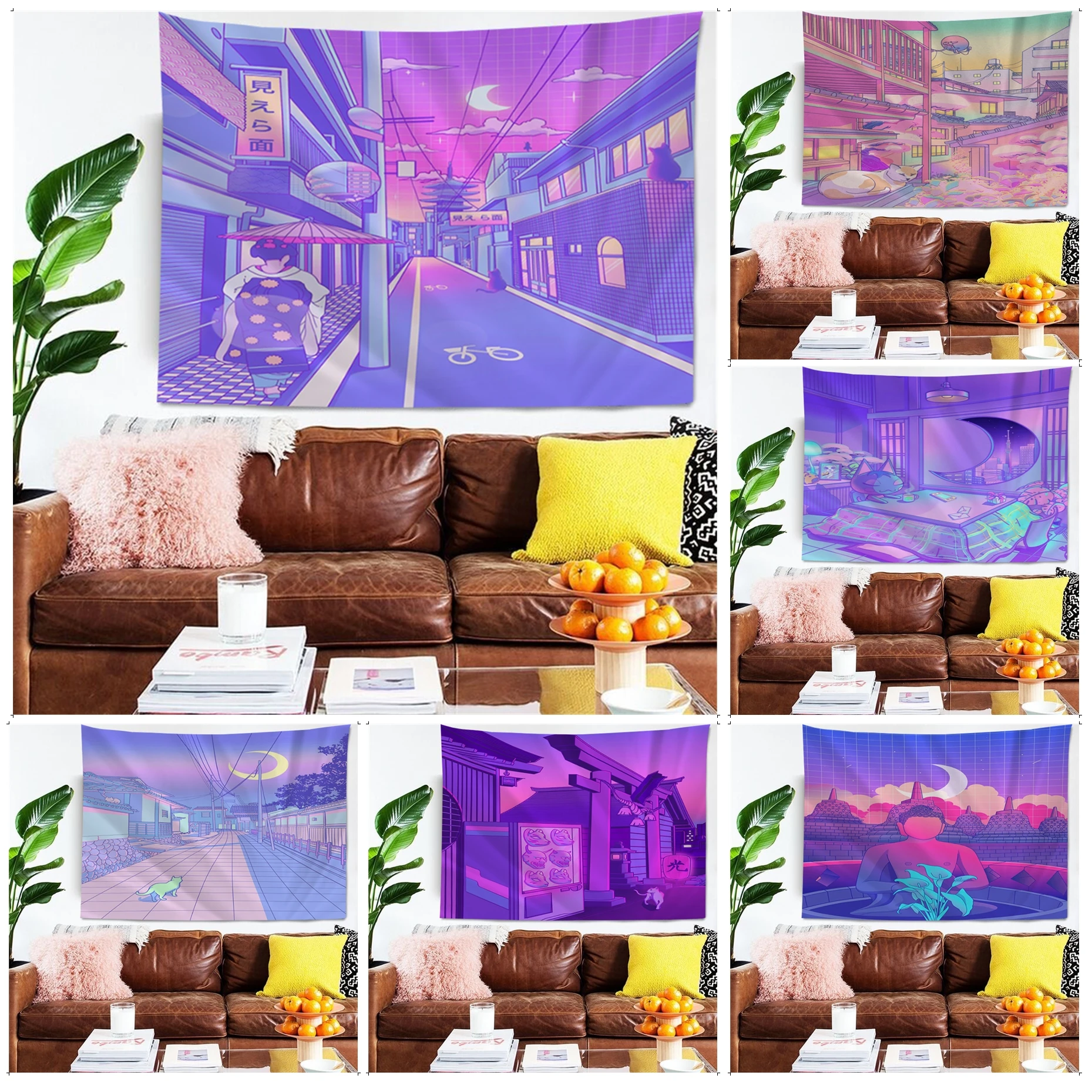 Cute japanese style Colorful Tapestry Wall Hanging Home Decoration hippie bohemian decoration divination Wall Art Decor
Cute japanese style Colorful Tapestry Wall Hanging Home Decoration hippie bohemian decoration divination Wall Art Decor