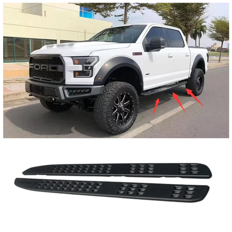 

For Ford F150 2015 2016 2017 2018 2019 2020 2021 2022 2023 High Quality Stainless Steel Running Boards Side Step Bar Pedals