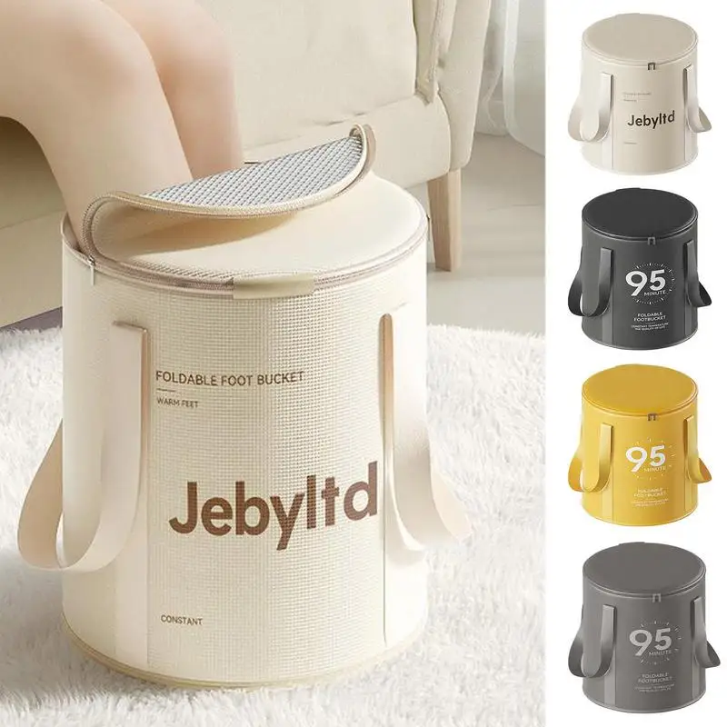 Foldable Foot Bath Basin with Thermal Insulation Relaxing Foot Soak for All Ages Portable Foot Soaking Bath with Lid for Home
Foldable Foot Bath Basin with Thermal Insulation Relaxing Foot Soak for All Ages Portable Foot Soaking Bath with Lid for Home