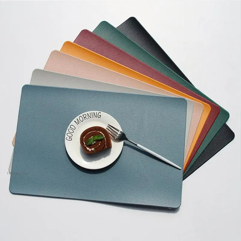 Nordic Style Dining Table Mat Pu Leather Coaster Waterproof Heat Insulation Table Mats Placemats Hot Pad Kitchen Accessories
Nordic Style Dining Table Mat Pu Leather Coaster Waterproof Heat Insulation Table Mats Placemats Hot Pad Kitchen Accessories