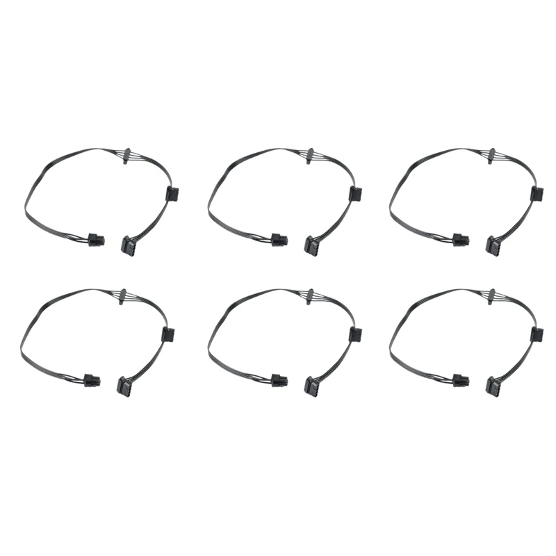 6 PCS 6Pin Male 1 to 3 IDE Female Power Supply Splitter Extension Cable for Molex 4Pin Port Multiplier for Seasonic KM3
6 PCS 6Pin Male 1 to 3 IDE Female Power Supply Splitter Extension Cable for Molex 4Pin Port Multiplier for Seasonic KM3