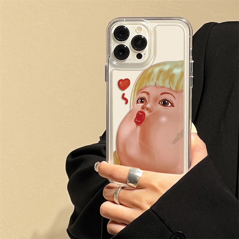 Fat Girl Case For iPhone 13promax Luxury Clear Phone Case For iPhone 12 11 14 Pro Max XS X XR Mini Cute Funny Creative Cover
Fat Girl Case For iPhone 13promax Luxury Clear Phone Case For iPhone 12 11 14 Pro Max XS X XR Mini Cute Funny Creative Cover