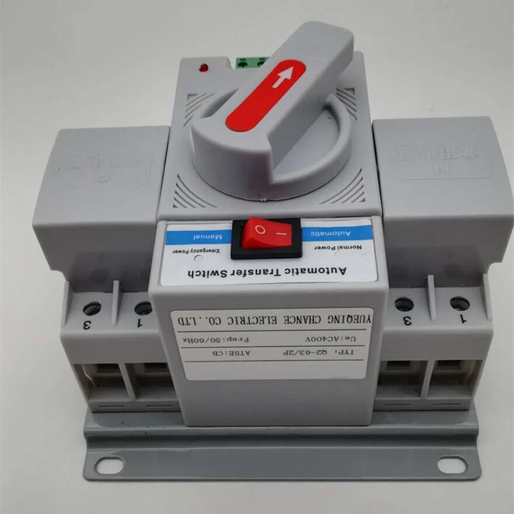 High Quality Practical Brand New Transfer Switch MCB Type Useful 2P 4P 63A -32A ATS Dual Power Automatic Portable
High Quality Practical Brand New Transfer Switch MCB Type Useful 2P 4P 63A -32A ATS Dual Power Automatic Portable