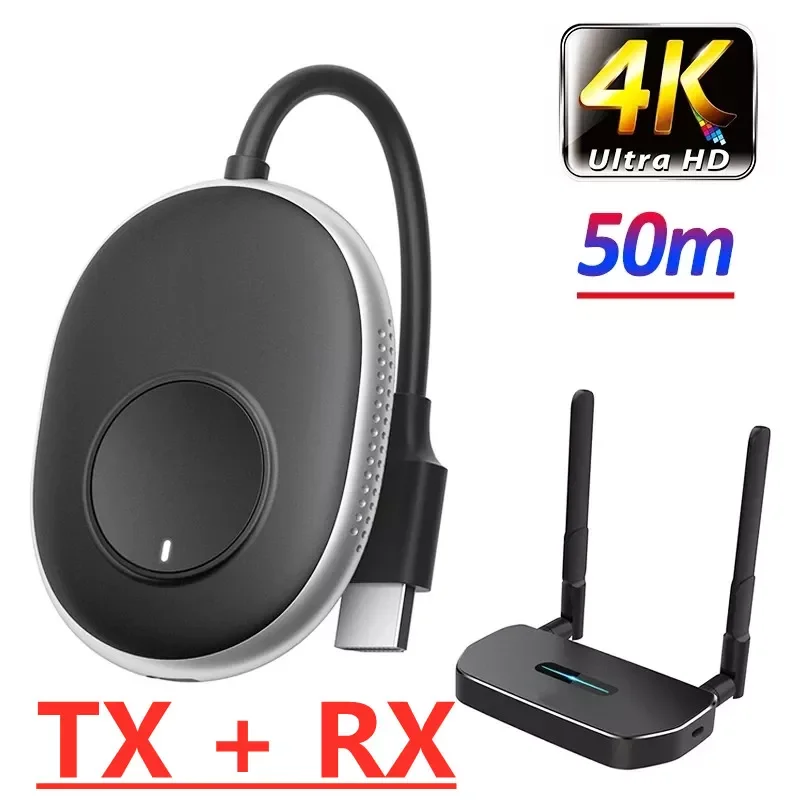 Wireless Video Transmitter and Receiver 50M HDMI-compatible Extender Mini Screen Share Projector 5G Laptop PC To HDTV TV Stick
Wireless Video Transmitter and Receiver 50M HDMI-compatible Extender Mini Screen Share Projector 5G Laptop PC To HDTV TV Stick