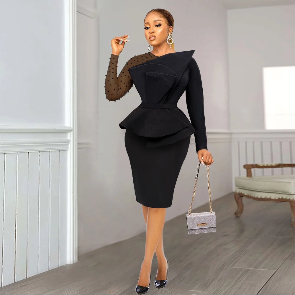 Дизайнерское платье из двух частей с вырезами, с бусинами, с высокой талией, облегающее платье-юбка
Дизайнерское платье из двух частей с вырезами, с бусинами, с высокой талией, облегающее платье-юбка