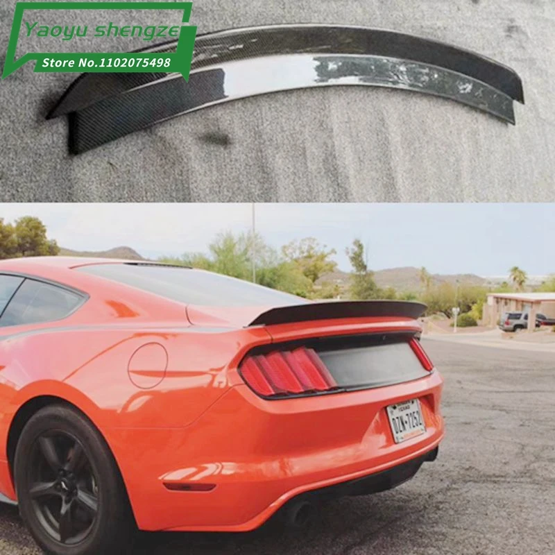 High quality carbon fiber rear wing torso lip spoiler for Ford Mustang 2015 2016 2017
High quality carbon fiber rear wing torso lip spoiler for Ford Mustang 2015 2016 2017