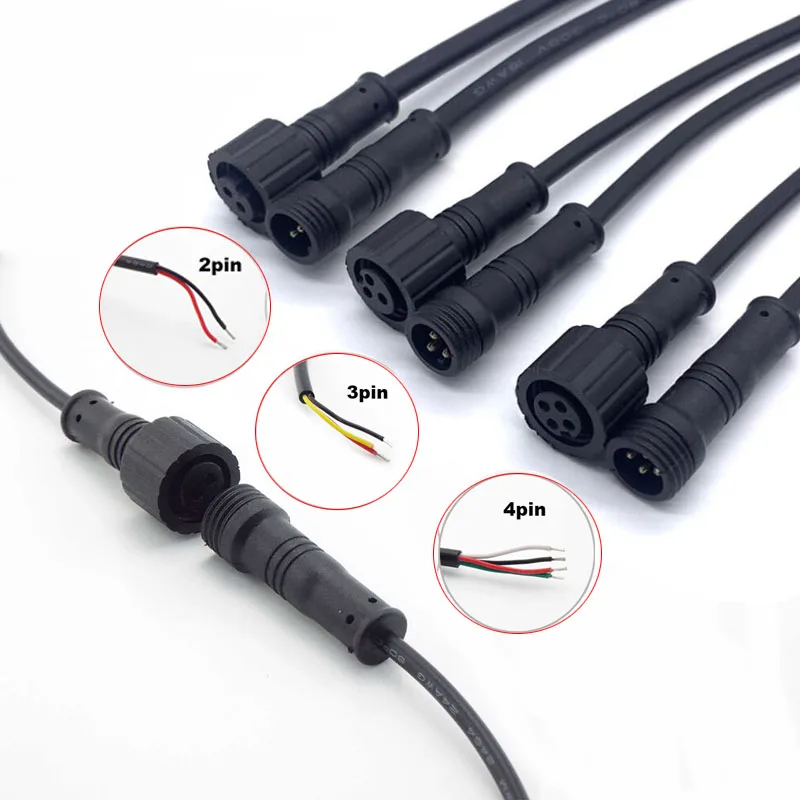 1 Pair 2Pin 3Pin 4Pin IP65 Cable Wire Plug for LED Light Strips Male to Female Led Connector Jack 15mm 20CM Waterproof
1 Pair 2Pin 3Pin 4Pin IP65 Cable Wire Plug for LED Light Strips Male to Female Led Connector Jack 15mm 20CM Waterproof