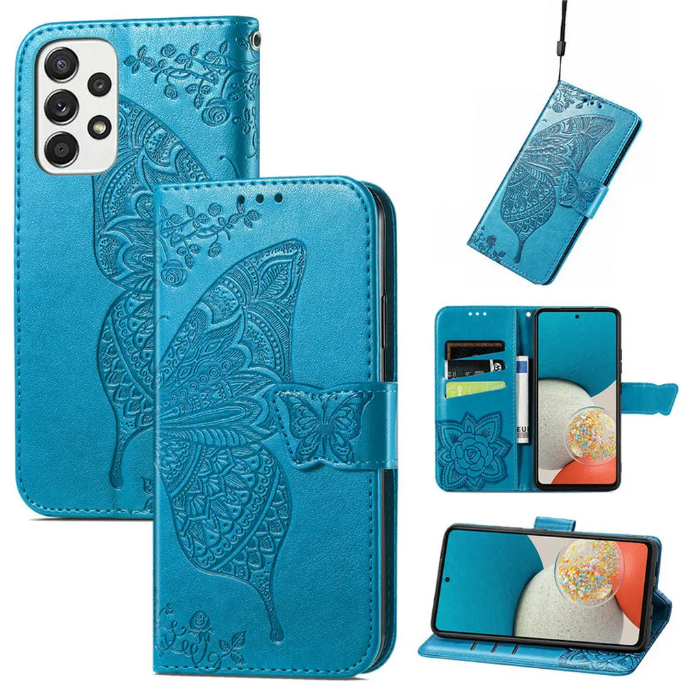 Flip Case for Samsung Galaxy A53 5G 4G 2022 Luxury Emboss 3D Butterfly Wallet Leather Case for Galaxy A53 Shell A 53 Phone Cover
Flip Case for Samsung Galaxy A53 5G 4G 2022 Luxury Emboss 3D Butterfly Wallet Leather Case for Galaxy A53 Shell A 53 Phone Cover