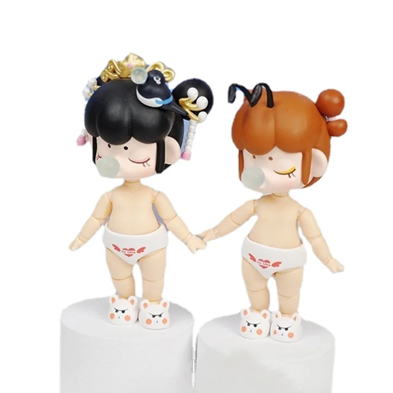 

Kawaii nendroid MINI Ob11 Small Dolls Body Can Be Connected To BJD Doll Head GSC Blind Box Doll OB Joint Body Movable toys gift