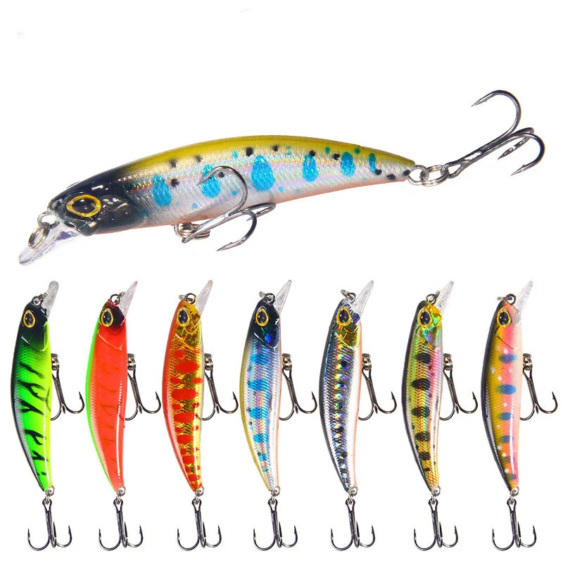 Hot Sale Mini Minnow Fishing Lures Wobblers 7cm 4g Sinking Artificial Plastic Hard Bait Crankbait Jerkbait Pesca Bass Tackle
Hot Sale Mini Minnow Fishing Lures Wobblers 7cm 4g Sinking Artificial Plastic Hard Bait Crankbait Jerkbait Pesca Bass Tackle