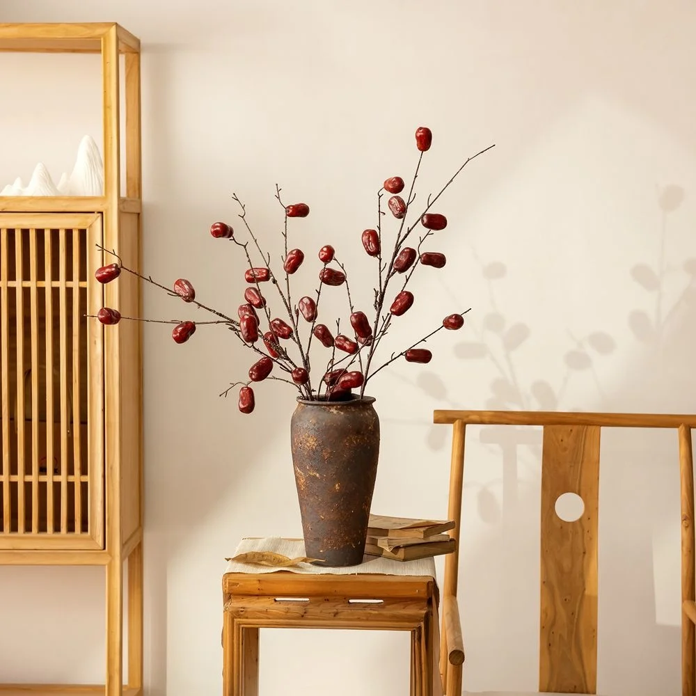 Artificial flower simulation jujube branch green plant decoration INS simulation flower MW10891
Artificial flower simulation jujube branch green plant decoration INS simulation flower MW10891