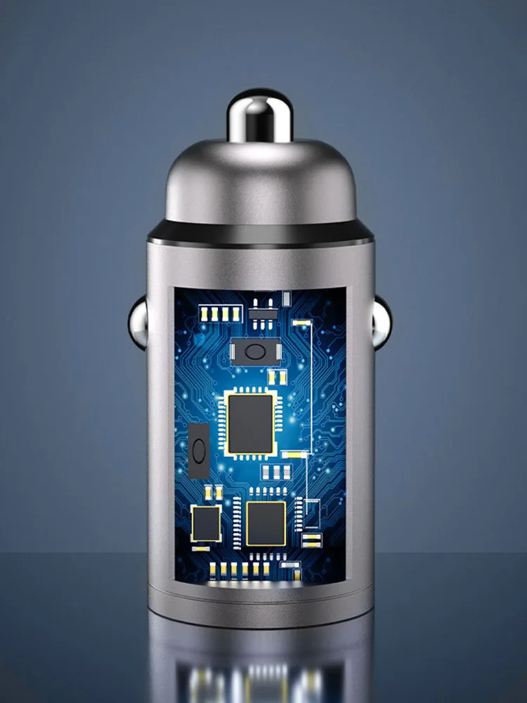 Автомобильное зарядное устройство, двойной USB-порт, быстрая зарядка, мини-зарядное устройство для телефона, портативное, QC3.0 PD, стильное, уни...
Автомобильное зарядное устройство, двойной USB-порт, быстрая зарядка, мини-зарядное устройство для телефона, портативное, QC3.0 PD, стильное, уни...