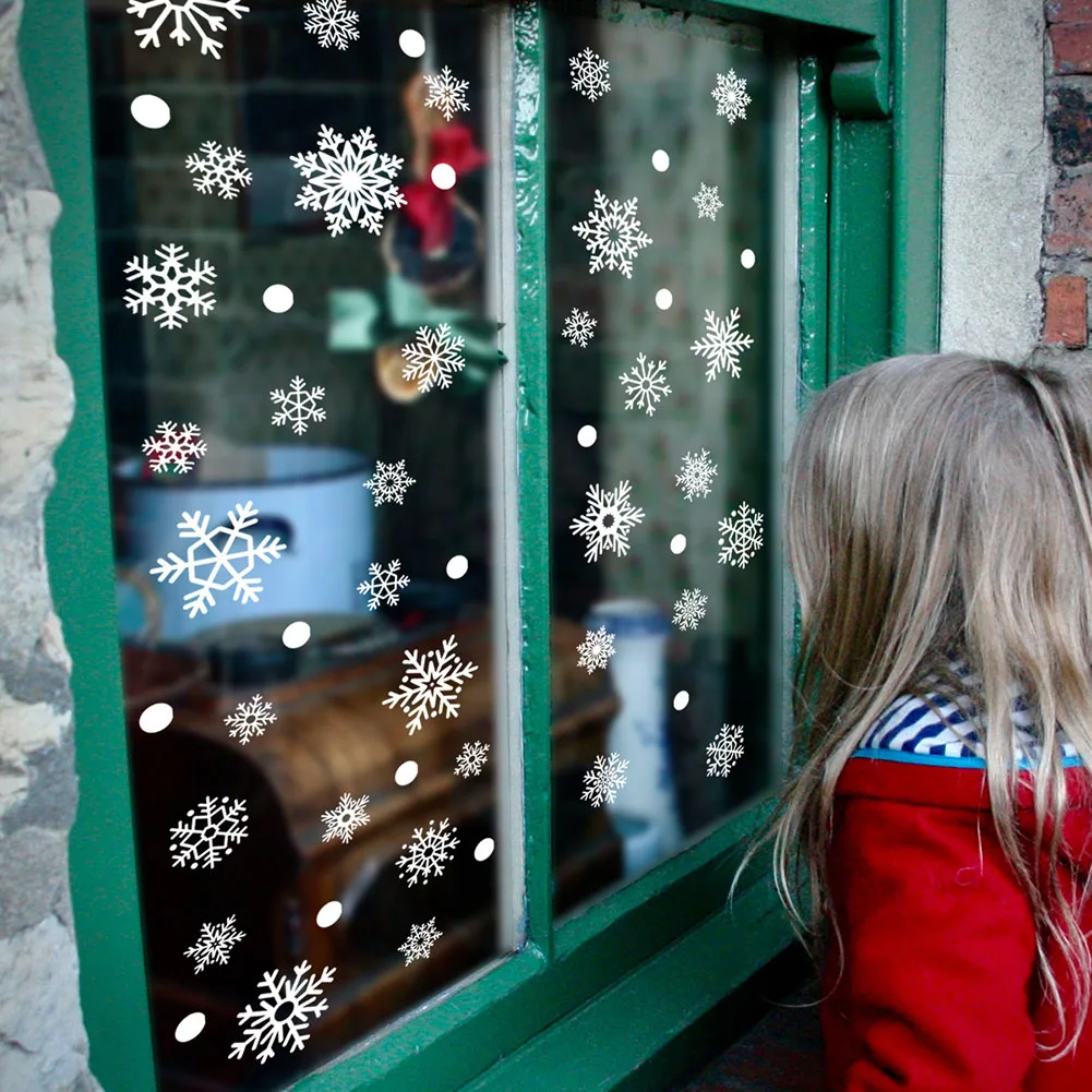 1pc Christmas Wall Stickers Xmas Decal Reusable SelfCling Snowflakes Wall Decor Glass Window Home Decorations The Real Color Of
1pc Christmas Wall Stickers Xmas Decal Reusable SelfCling Snowflakes Wall Decor Glass Window Home Decorations The Real Color Of