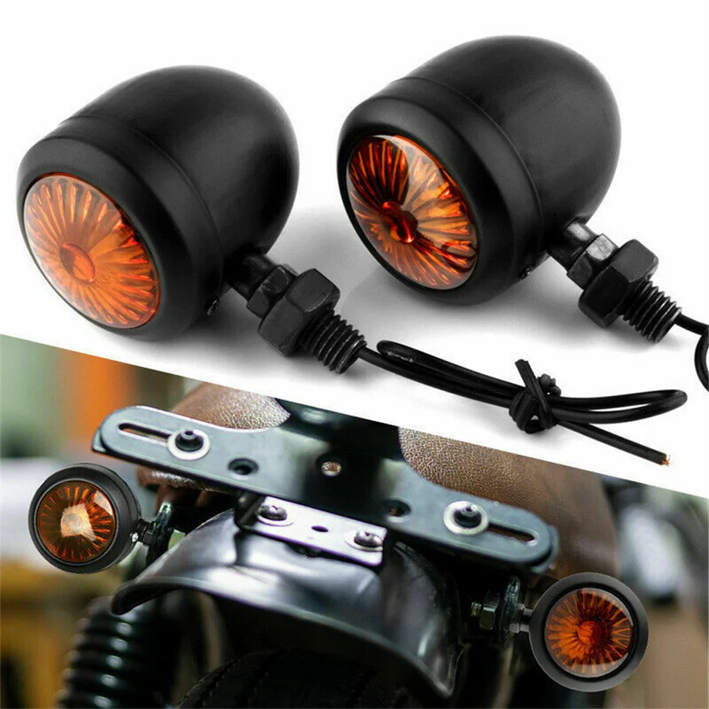 2pcs Motorcycle Turn Signal Lights Amber Lighting Flashers Universal Retro Blinker Modification Rear Directional Accessories
2pcs Motorcycle Turn Signal Lights Amber Lighting Flashers Universal Retro Blinker Modification Rear Directional Accessories